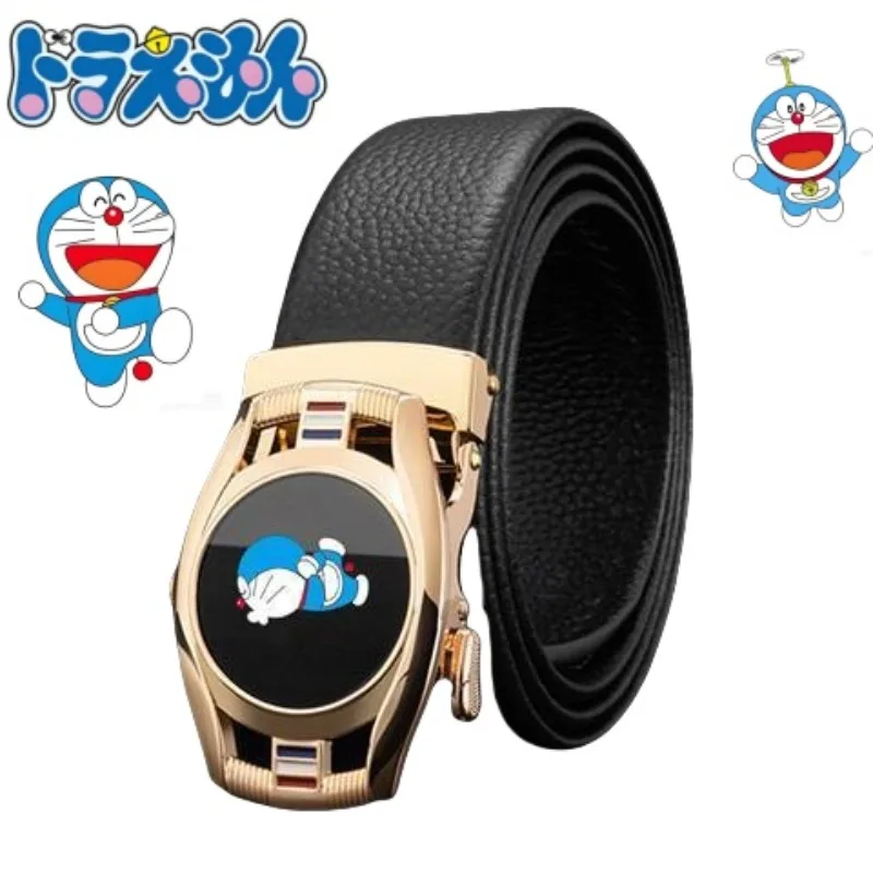

Doraemon аниме периферийный ремень высокая эстетика модный и модный для студентов универсальный кожаный ремень изысканный подарок