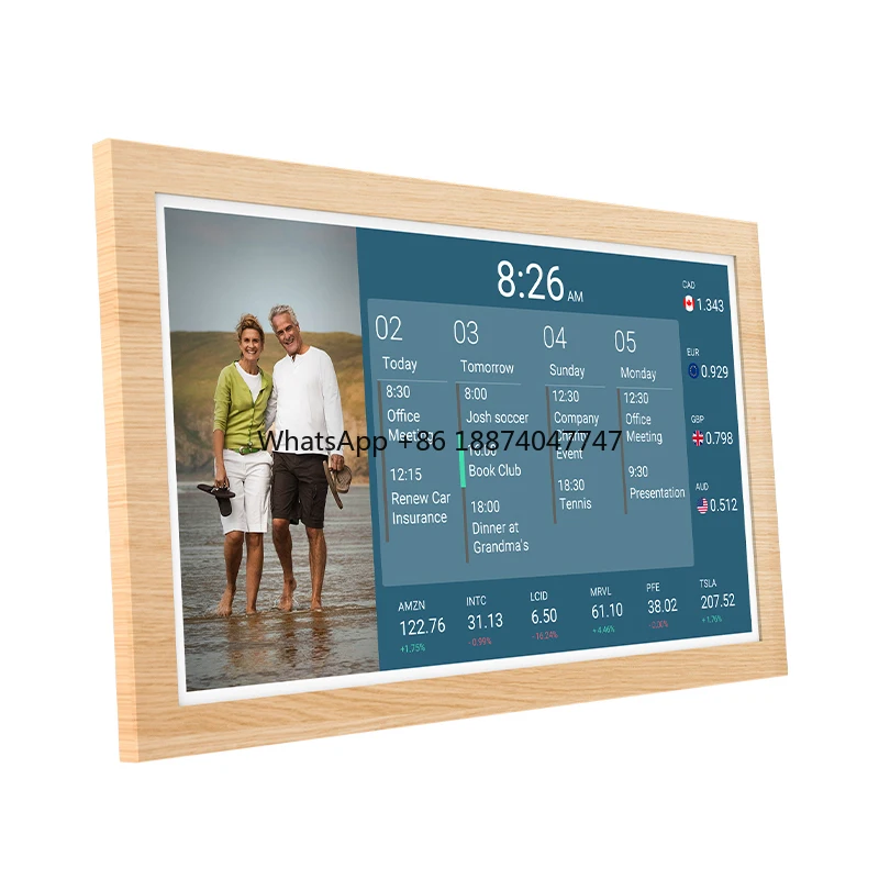 Professional 24 inch Wall-mounted  Digital Calendar RK3588S2 Bluetooth 5.3 Interactive Display Screen Android Touch Tablet