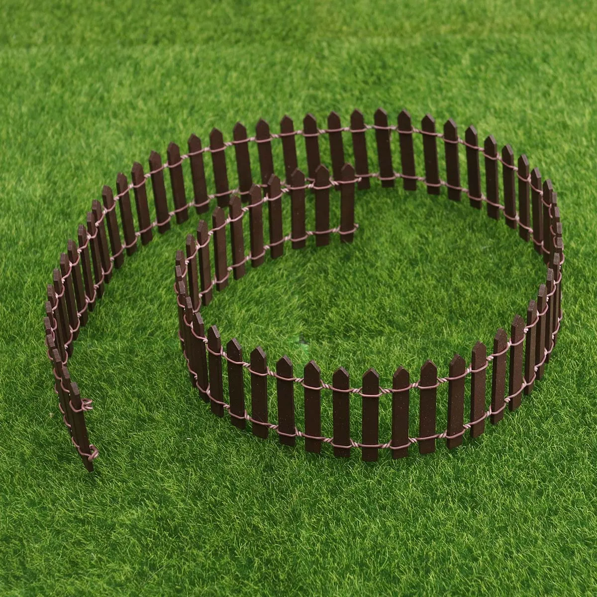 سياج صغير خشبي شكل واقعي لحديقة الجنية بونساي تررم الديكور مصغرة اكسسوارات المنزل المناظر الطبيعية لتقوم بها بنفسك