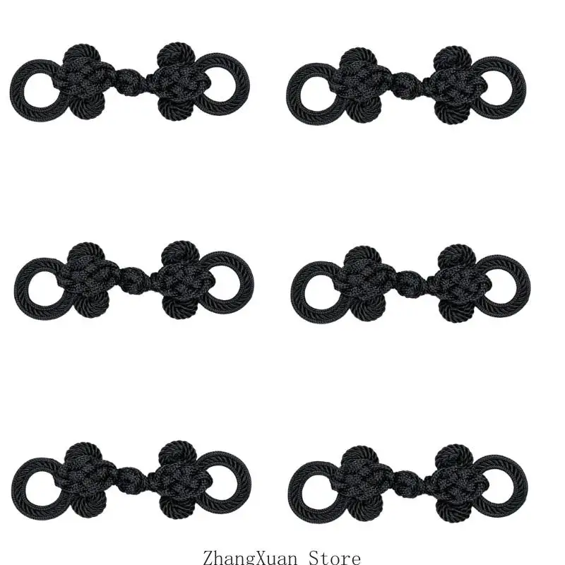 Traditionelle Kleiderverschlüsse, 6-teiliges Set für Näharbeiten und Heimwerkerarbeiten 3XUF – Detail 5