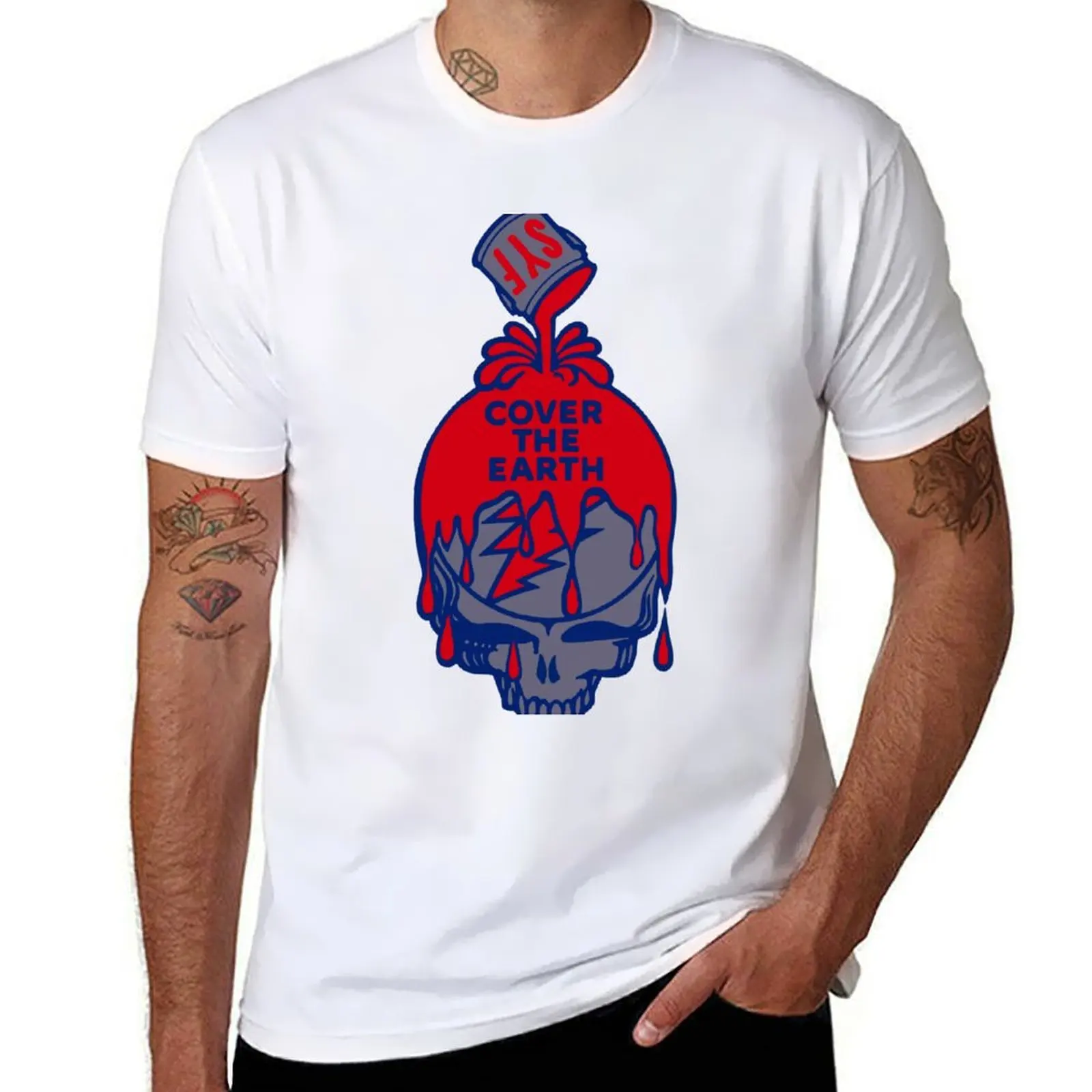 Sherwin williams cover the earth essential t shirt T-Shirt g man t shirts for men funny t shirts cotton T-Shirt