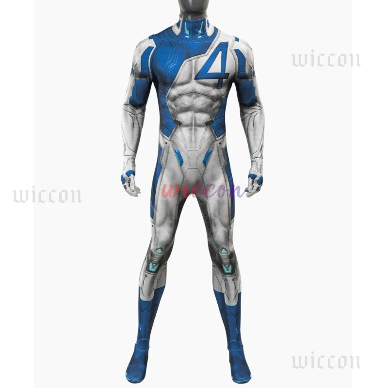 Rivals Reed Richards Cosplay superhéroe LICRA Zentai mono trajes Mr fantástico mono Halloween carnaval fiesta trajes