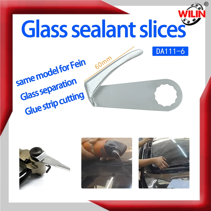 

Universal fein DA157 Scraper Blade U Shape Cutter for Windshield Sealant Removal Glass Scraper Tool