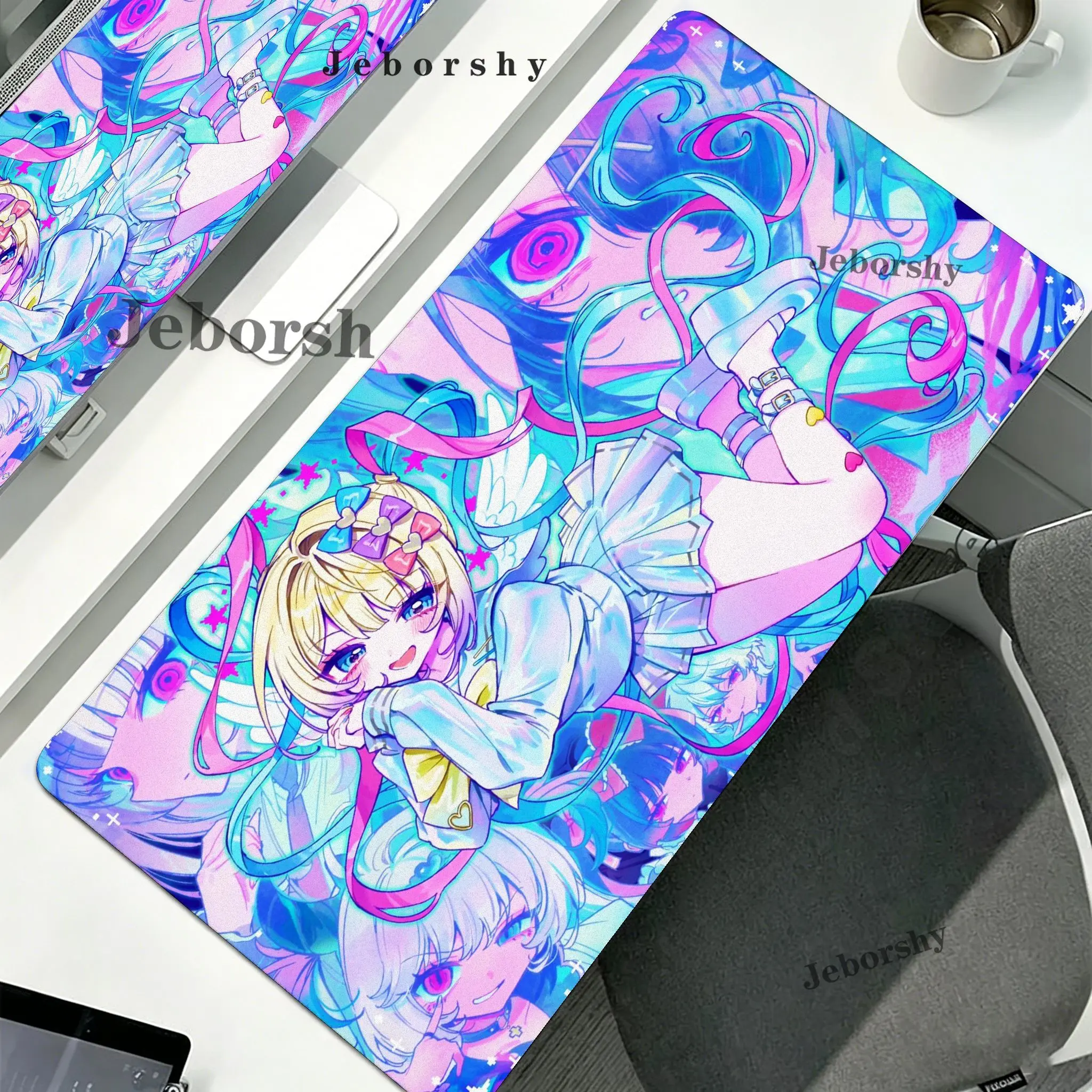 Needy Streamer Overload Ame OMGkawaiiAngel KAngel Needy Girl Overdose Mouse pad Gaming Mousepad Keyboard Carpet Desktop Mat
