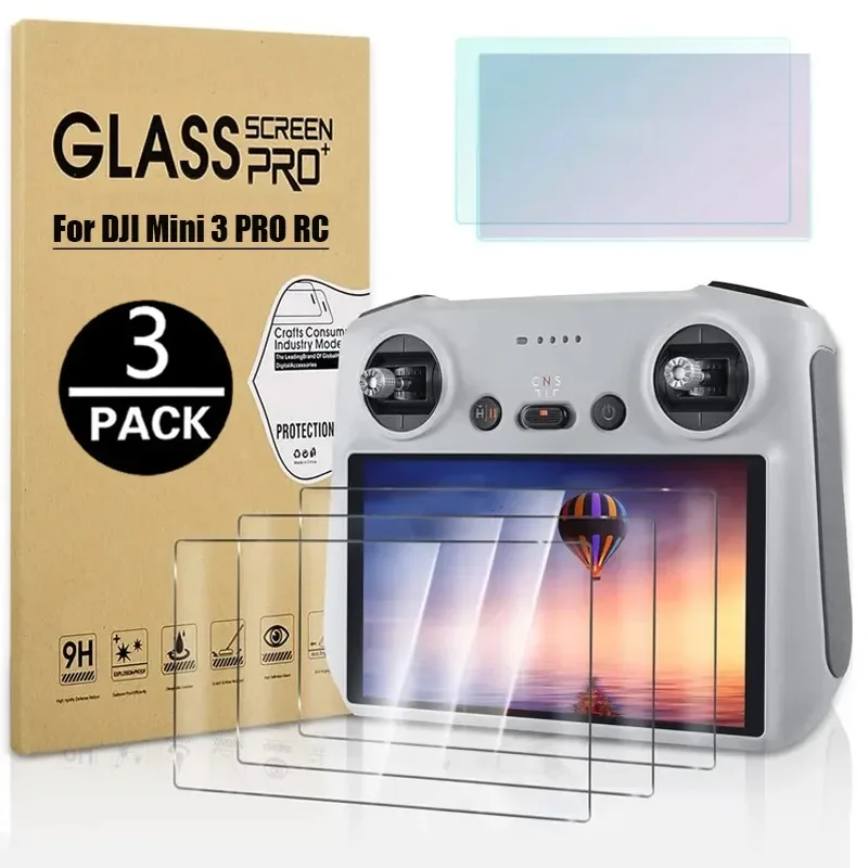 For DJI Mini 3 PRO RC Screen Protector Tempered Glass Protective Film Remote Controller Protection For DJI Mini 3Pro Accessories