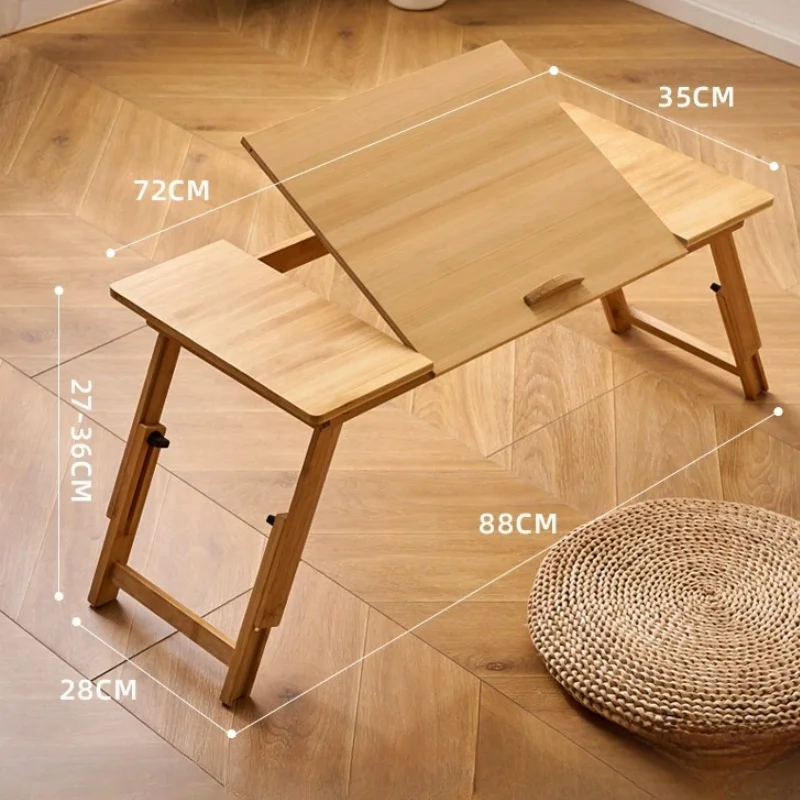 Japanese Tatami Coffee Table Folding Table Home Window Sill Tea Table Solid Wood Tea Table Low Table