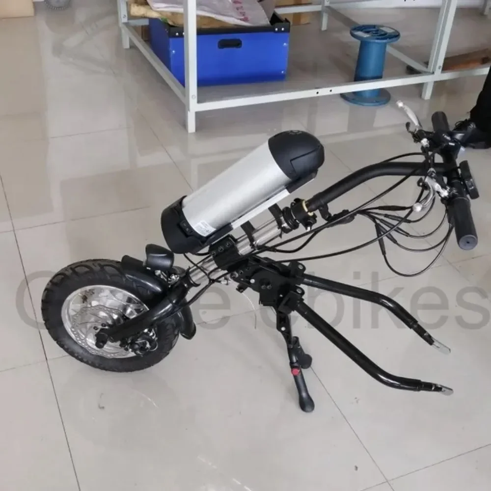 

20km/h 12" Tire Electric Wheelchair Bike Handcycle with Forward/reverse Function