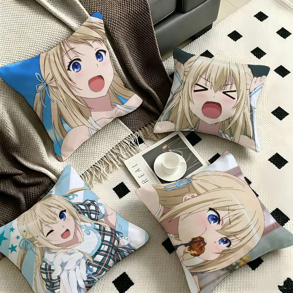 1pc Sylphy Amagi Brilliant Park Pillow Case Fashion Square Pillowcase Bedroom Sofa Room Ins Decoration Leisure