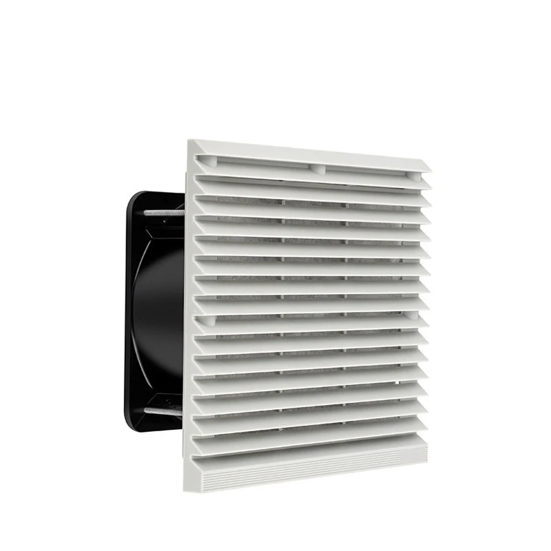 For Quiet AC Cabinet Cooling Fan 220V 380V Pure Copper Motor Axial Fan with Dust‑proof Grill for Electric Distribution Cabinet