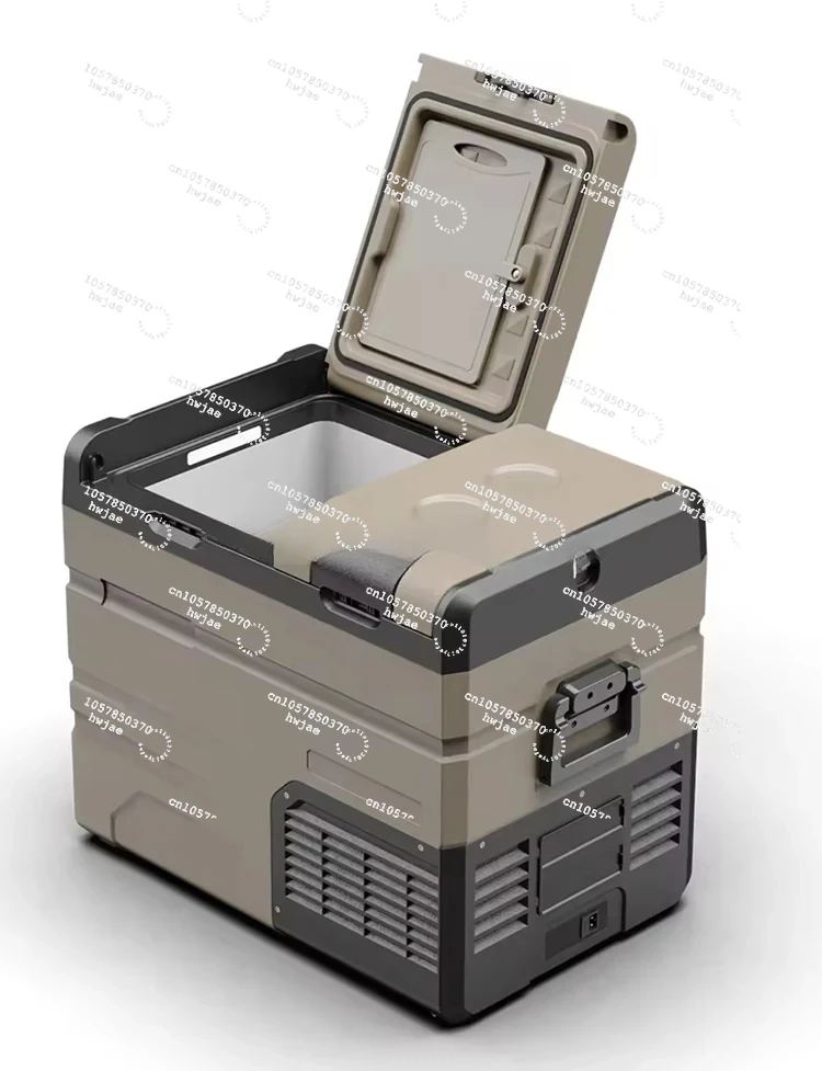 55L Fridge SUV Car Camping DC12 24V Built-in Battery Electric Refrigerator For Rv Portable Freezer Box