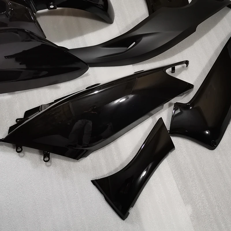 ABS حقن هدية لياماها TMAX 500 2001-2007 هيكل الدراجة النارية Fairings Kit tmax500 01-07 إطار الجسم الأسود القلنسوة الإسكان #5