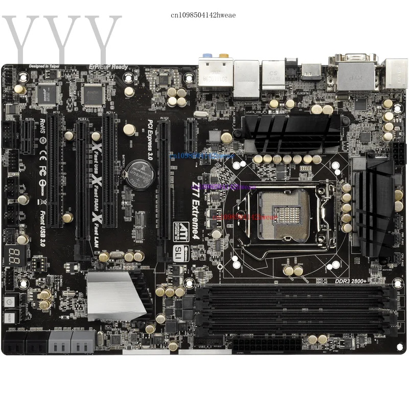 Para ASRock Z77 Extreme4 placa base Socket 1155 DDR3 Intel Z77