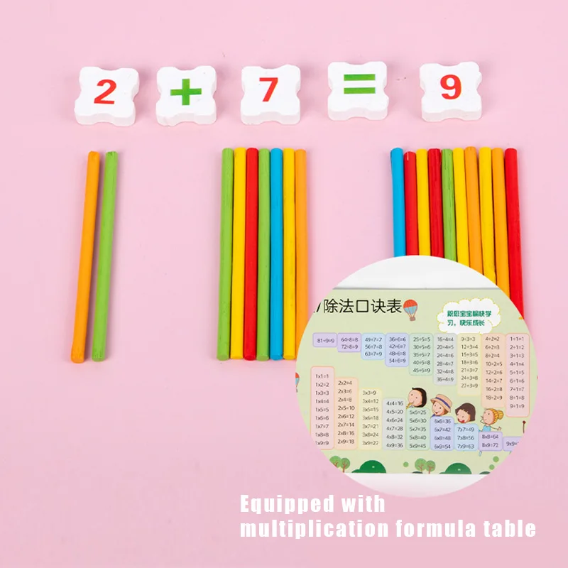 Kids Linking Game Wooden Toy Enlightenment Logical Thinking Training Educational Toys Birthday Gift