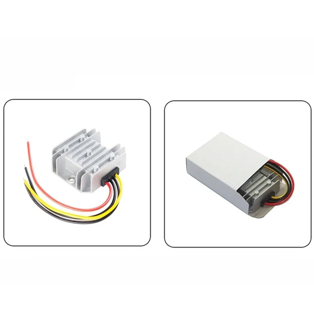 48V to 12V 10A DC DC Converter Module IP68 Protection with Overvoltage Overtemperature Short Circuit Safeguards