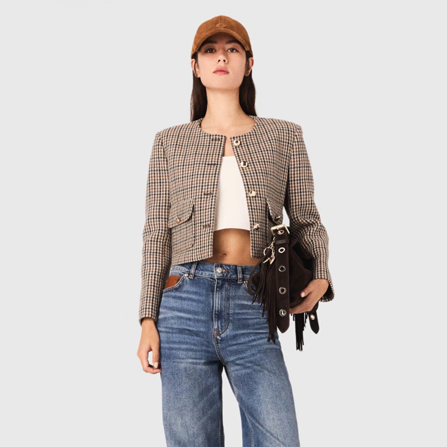 

M Home 2025 Autumn New Women's Faion round Ne Single Button ort Sve Long Coat VE0076 Commute Sle Polyester Fiber ...