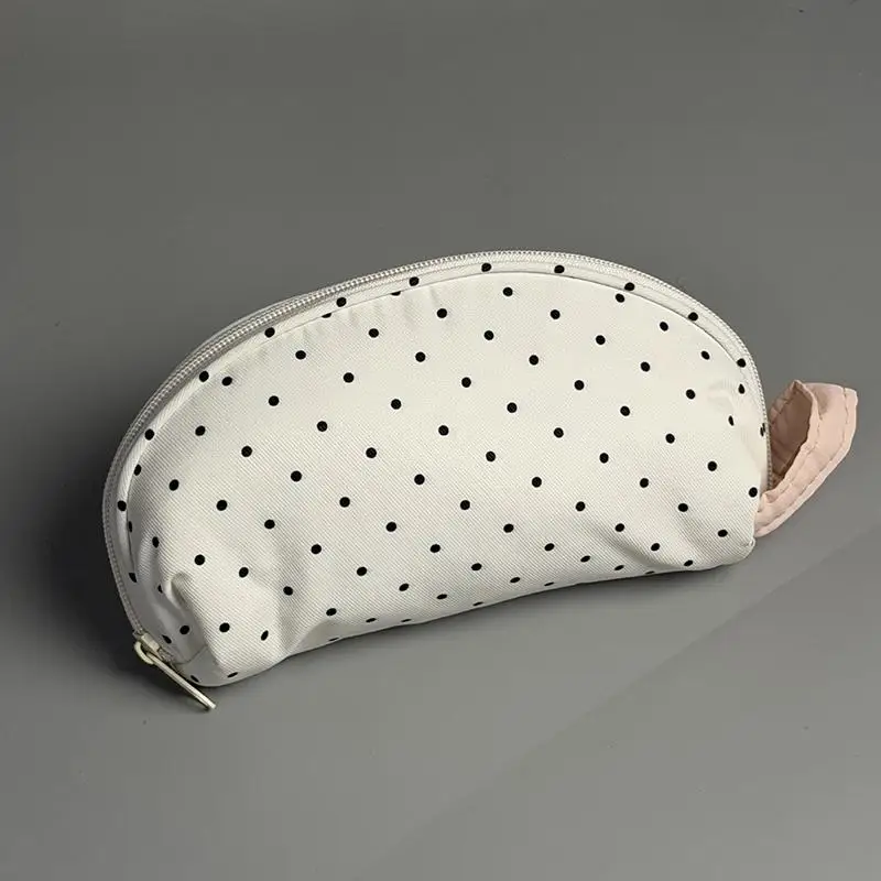 New·Polka Dot Design Pencil Case Large-capacity Soft Touch Pen Bag Stationery Pouch Stationery Organizer Back To School·