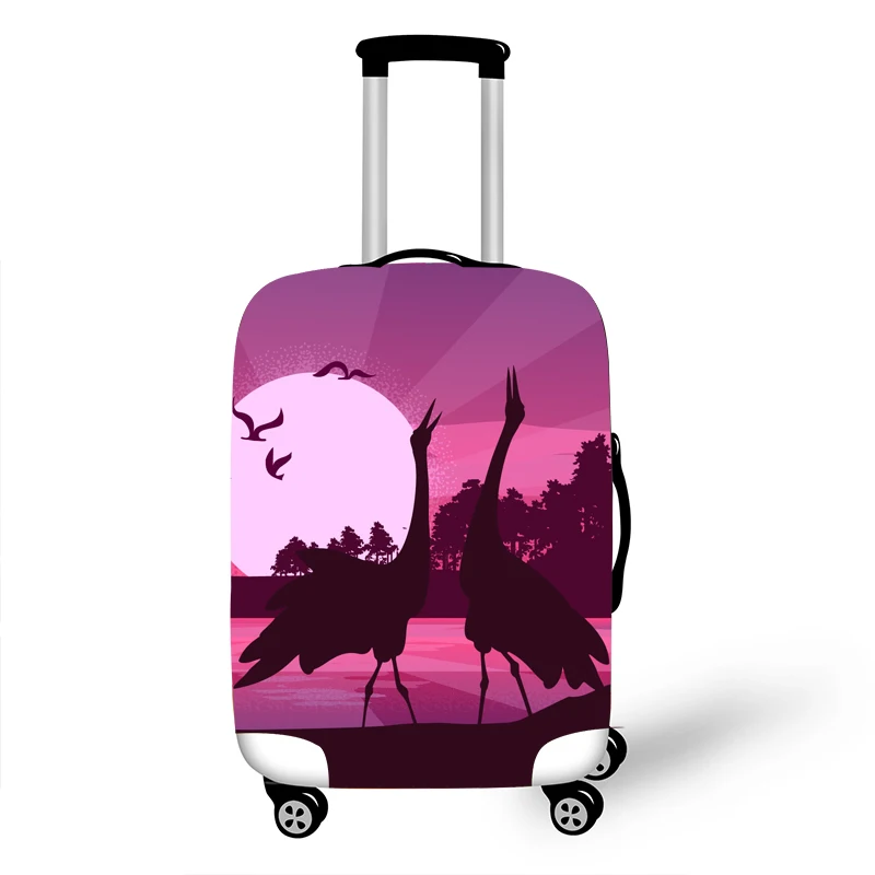 Elastic Luggage Protective Covers 18-32 Case for Suitcase Protective Cover Suitcase Cases Covers Travel Accessories Flamingo