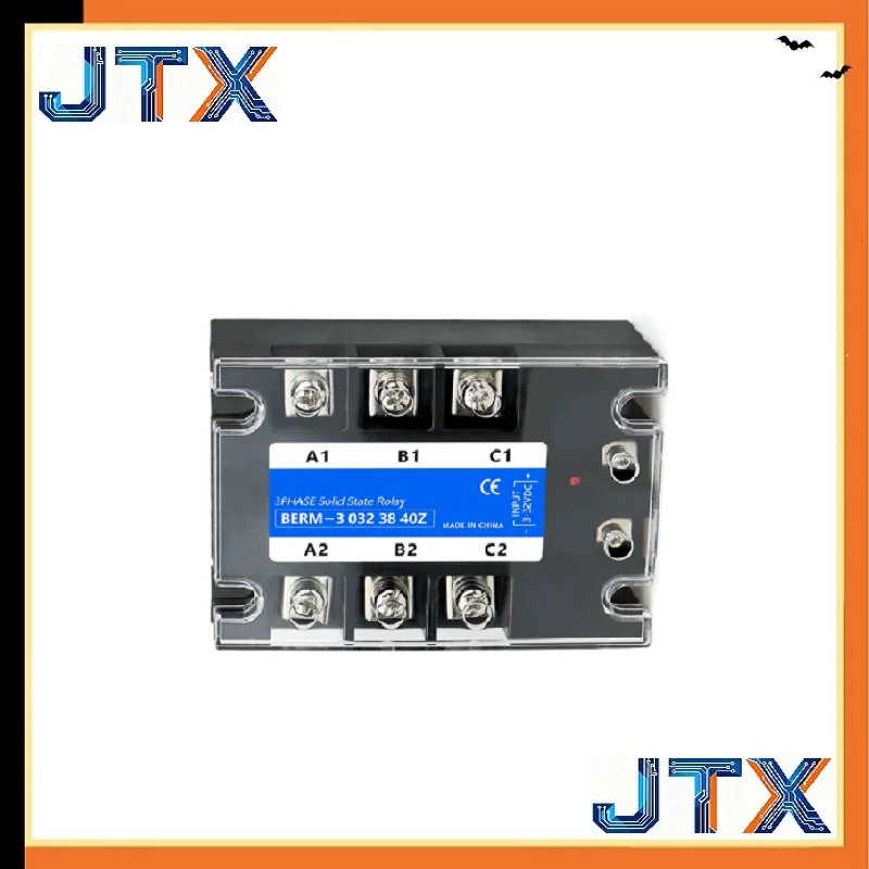 1PCS/LOT Three phase solid state relay SSR motor forward and reverse DC control AC BERM-3 25A40A60A80A100A
