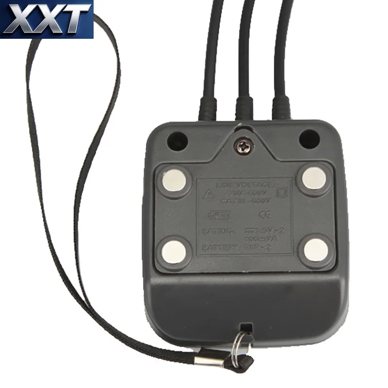 Non Contact Phase Sequence Measuring Unit Visual Audio Alarm Design No Wire Stripping For 10mm To 40mm Cable Circuit Checking