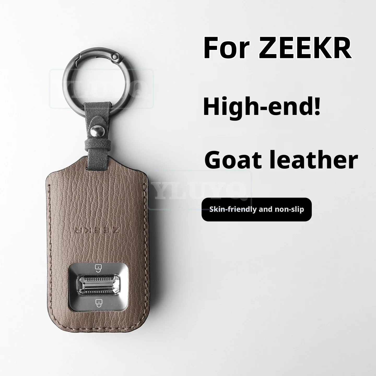 Für Zeekr 8X 9X 001 Autoschlüssel-Etui, Leder-Schlüsselhülle, Schutzhülle, Dekorative Schnalle, Auto-Zubehör