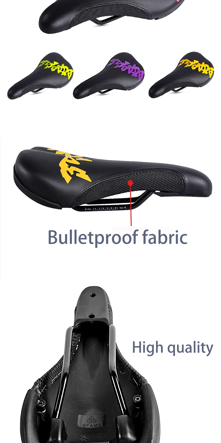 Neuer Boarse Fahrrads attel MTB Mountain Rennrads itz Farbe hohl bequemes Fahrrad kissen Dirt Jump Fahrrads attel – Detail 2