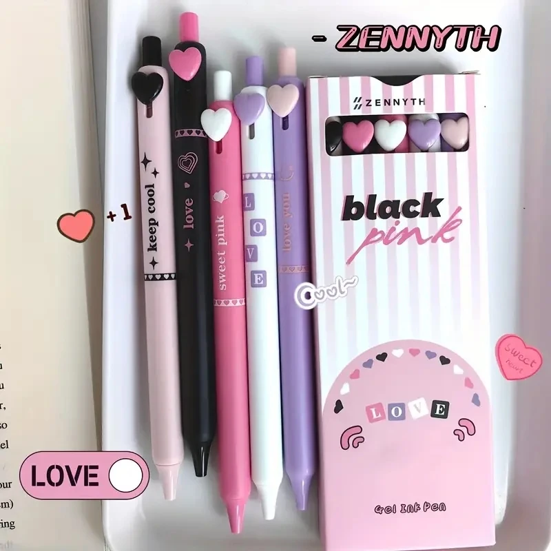 

Набор ручек Love ZENNYTH из 4 предметов — нейтральная ручка, быстросохнущая, подходит для офисного письма, подарка