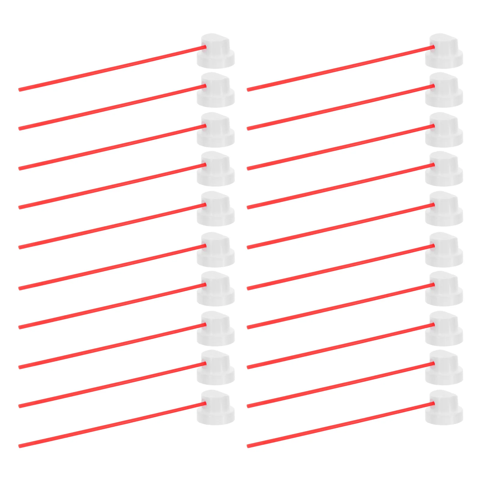 20 مجموعات الأيروسول يمكن صمام تمديد أنابيب رذاذ أحمر يمكن القش عدة لا أدوات المطلوبة لتنظيف المركبات المكتبية المنزلية