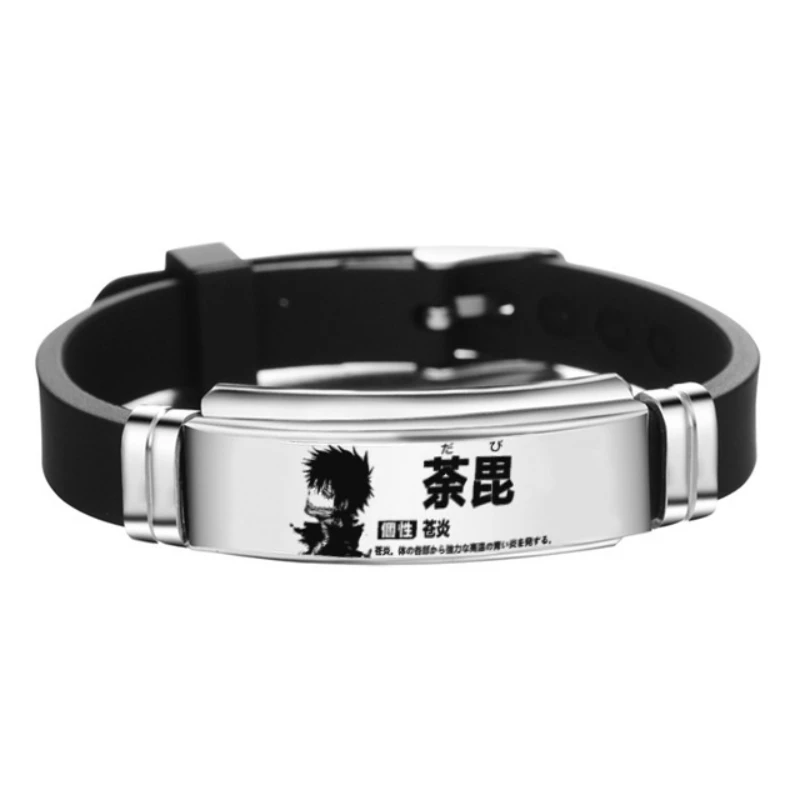 Bakugou Katsuki Popular Anime Accessories Stainless Steel Bracelets Anime Character Bracelets Cosplay Costumes DIY Cool Props