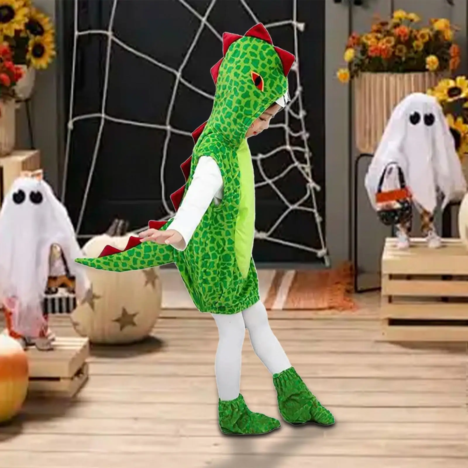 어린이 공룡 의상 소년 소녀 옷 까마귀 어린이 할로윈 의상 역할