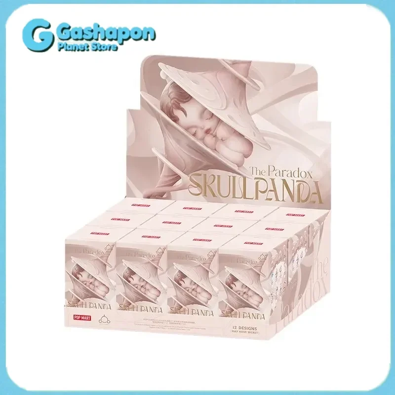 

Popmart Skullpanda The Paradox Series Designer Art Toy Blind Box Urban Style Vinyl Figure Collectible Shelf Display Desk Decor