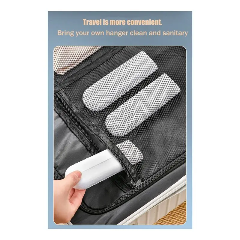 

T70C! 10PCS Multi-Functional Plastic Clothes Hanger Travel Space Saving Foldable Hanger Clothes Rack Color Random