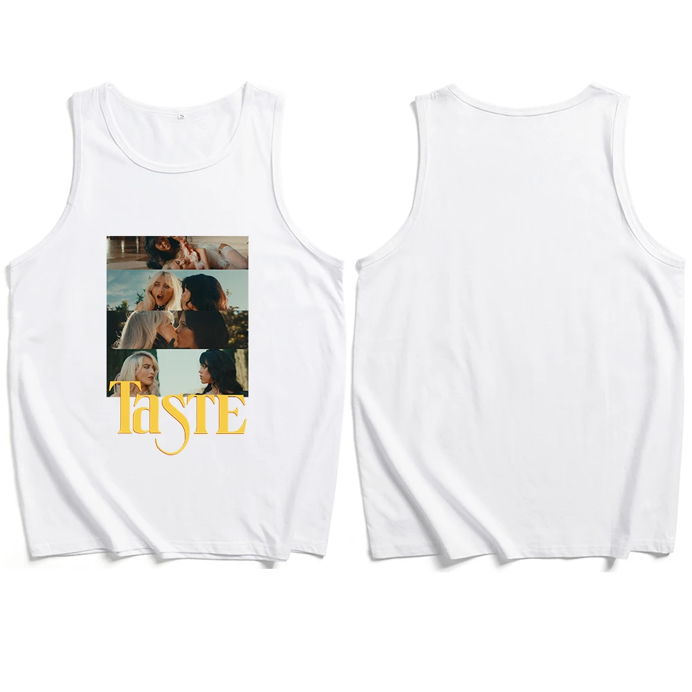 Sabrina Carpenter Taste Short n' Sweet Tank Man Woman Crewneck Sleeveless Summer T-shirts