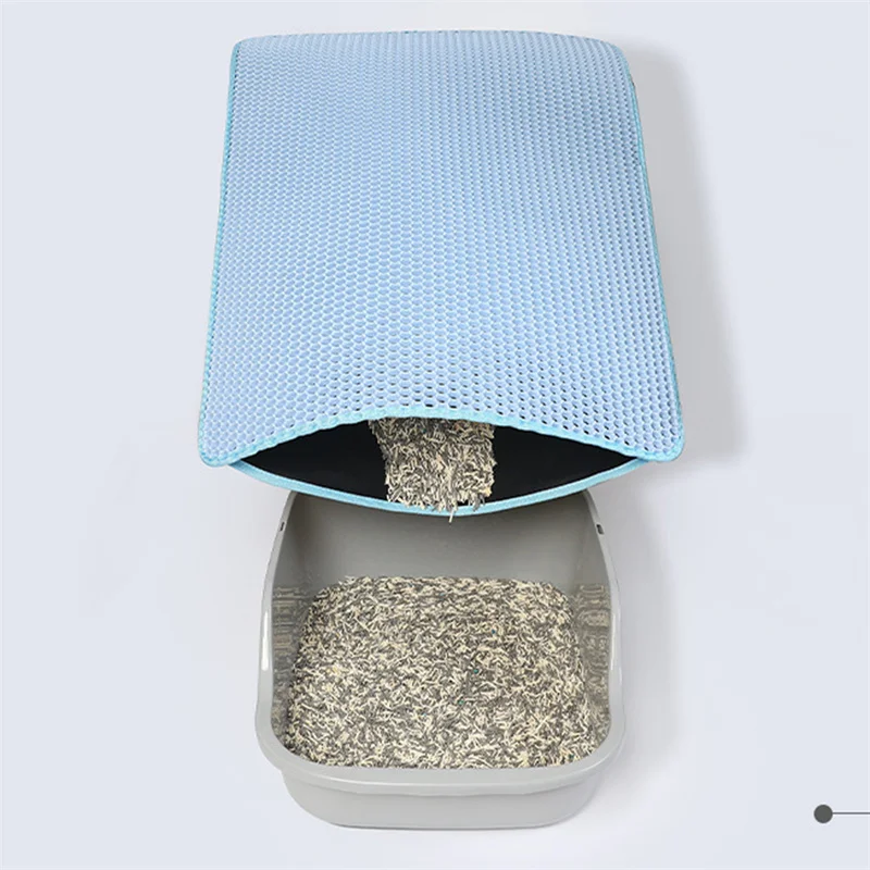 PVC dobrável pet litter mat, tapete impermeável, durável trapping pet carpet, almofadas de cama, suprimentos limpos, saúde segurança, 2023