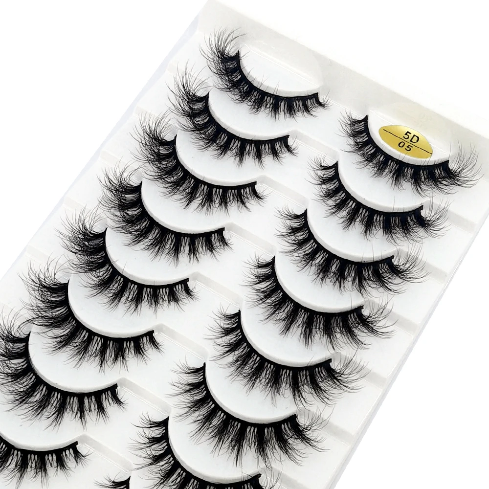 10 Pairs Nerz Gefälschte Wimpern Faux 3D Natürliche Lange Falsche Wimpern 3d Nerz Wimpern Weichen Flauschigen Wimpern Verlängerung Make-Up-Kit cilios – Detail 6