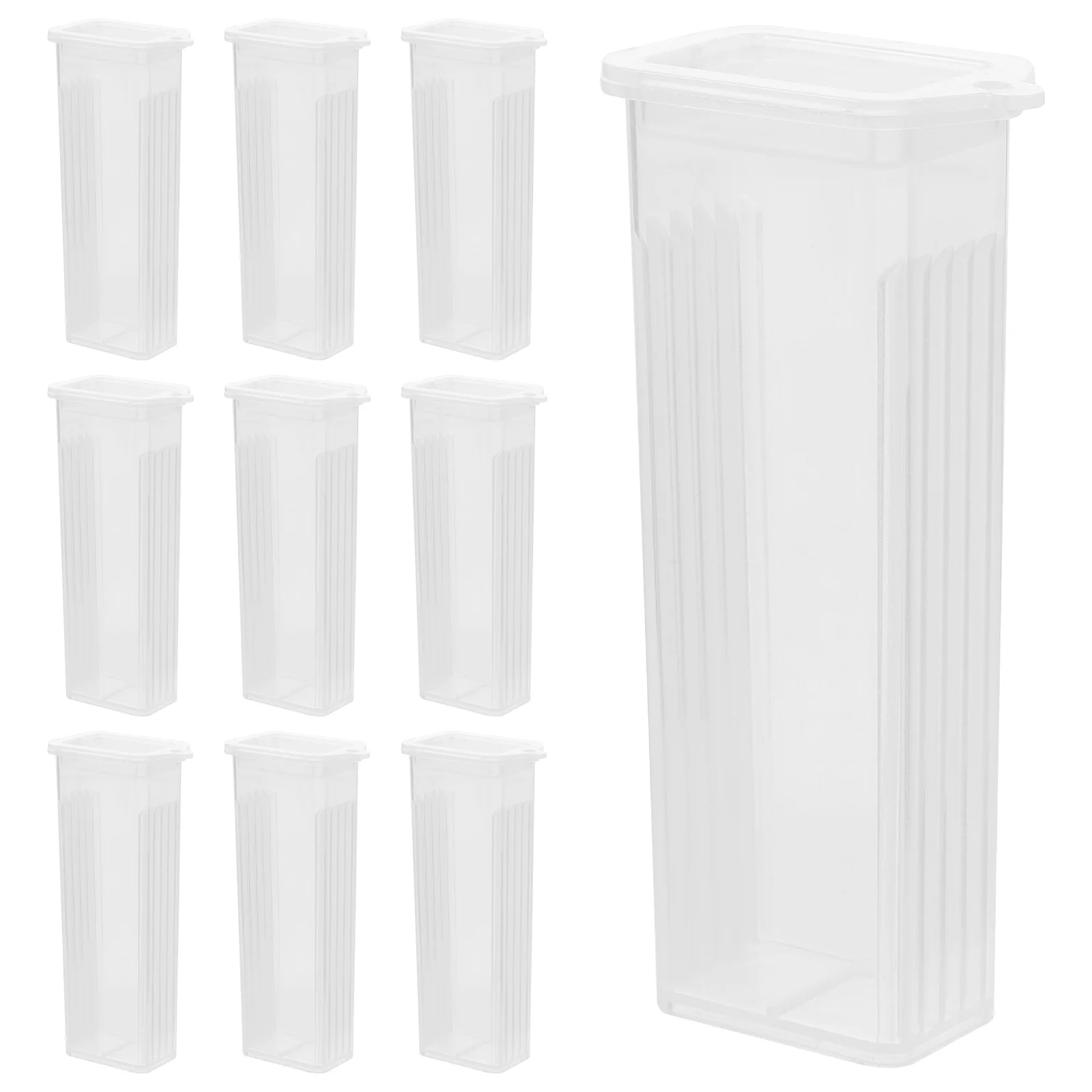 10 PCS Slide Cases 5 Slides Pathological Boxes Opening Slide Mailers for Supplies slide holder