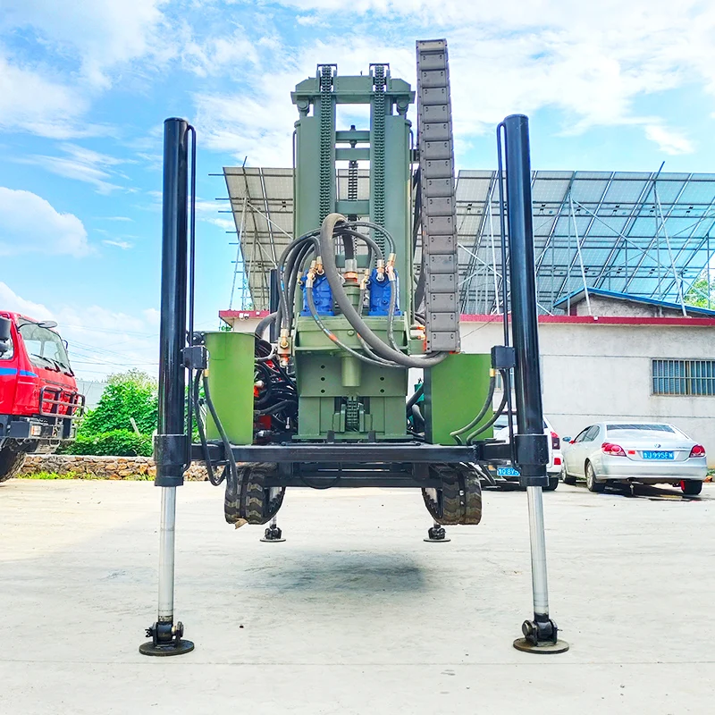جهاز حفر آبار المياه المخصص 200 متر منصات الحفر الهيدروليكية آلات حفر الآبار الدوارة