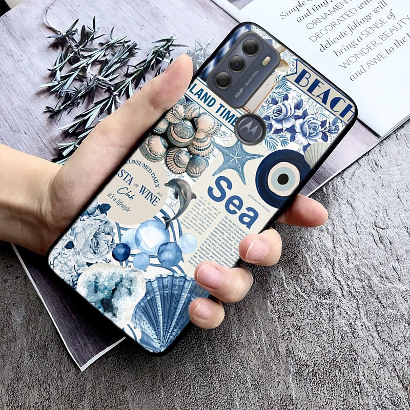 

Summer Ocaen Beach Lemon Flower Case For Moto G85 G55 G05 G14 G75 G31 G50 G10 G20 G30 G60 G13 G32 G84 G54 G53 G72 G24 Power