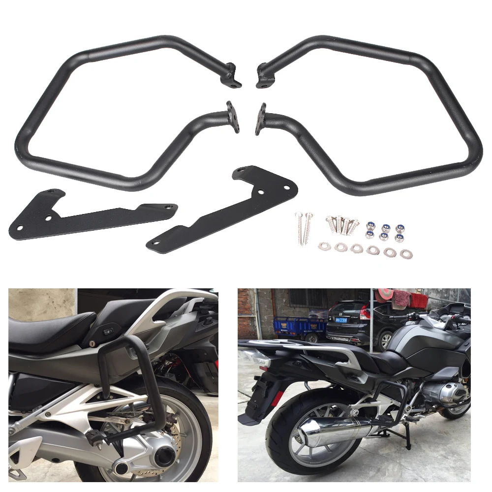 

For BMW R1200RT Motorcycle Highway Crash Bar Rear Engine Guard Protection 2014 2015 2016 2017 Black