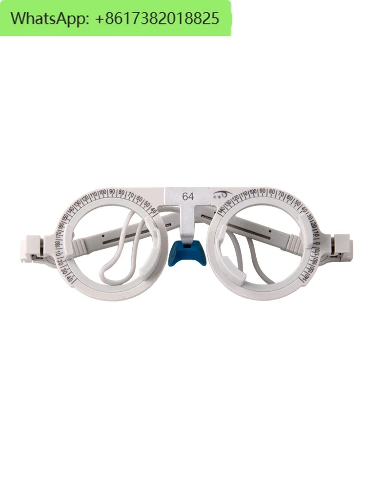 Adjustable testing frame, optometry frame, fixed pupillary distance testing frame, mirror legs