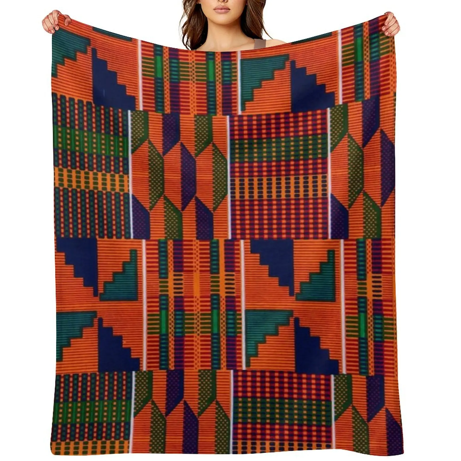 

Kente Throw Blanket sofa bed For Baby Decoratives Large Blankets