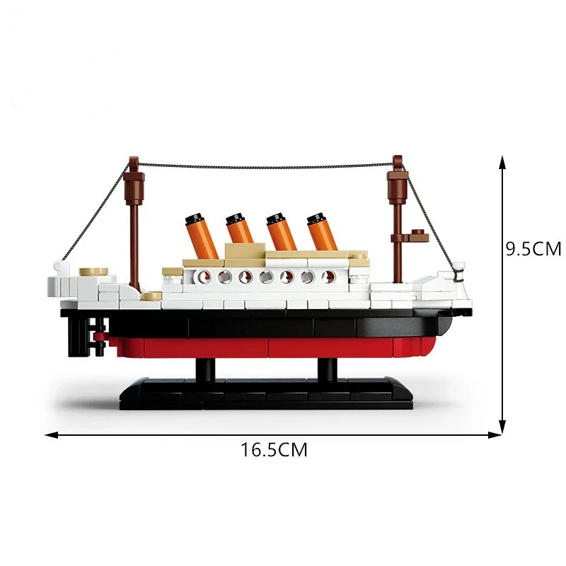 Klasyczny zestaw budowlany o tematyce militarnej z czołgami i statkami dla dzieci - idealny zestaw prezentowy na święta z dekoracyjnymi zabawkami