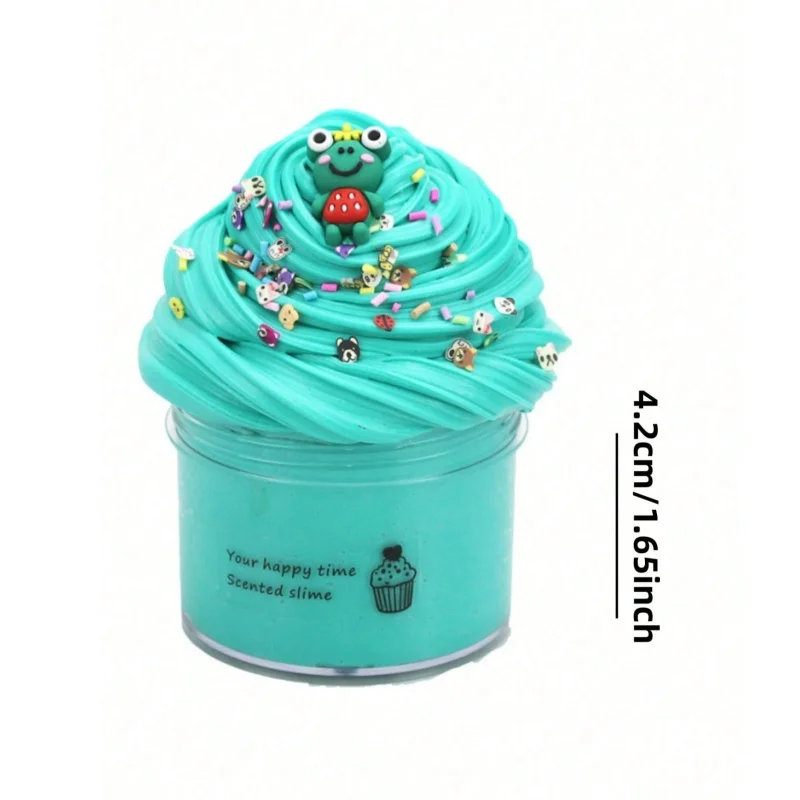 アイスクリームおもちゃ、バタースライムセット、超柔らかくべたつかない、ストレス解消おもちゃ、パーティーの記念品、70ml