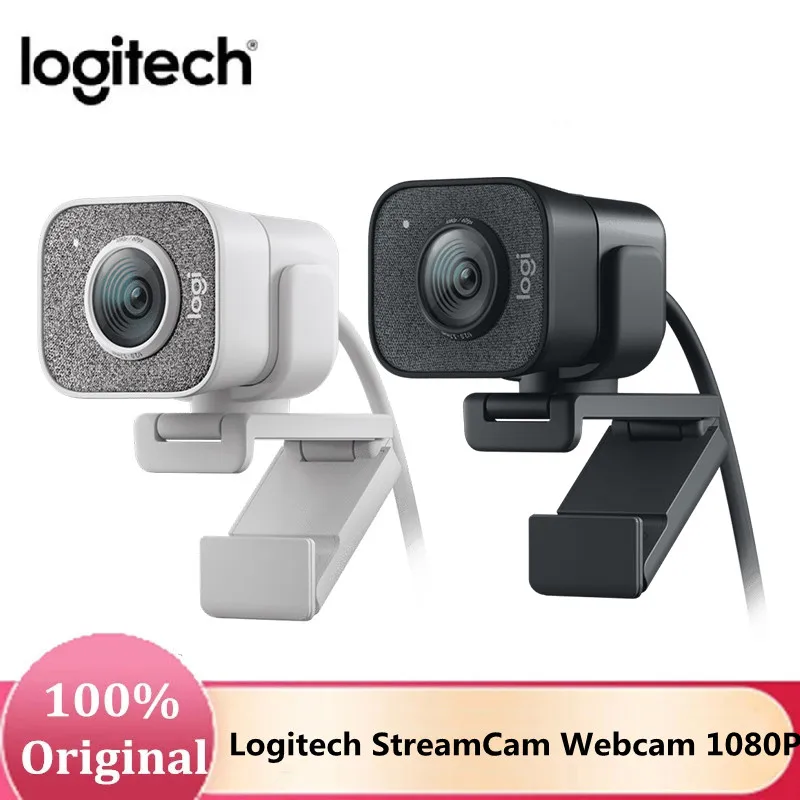 

Original Logitech StreamCam Webcam Full HD 1080P 60fps Streaming Web Camera Buillt In Microphone Computer Desktop Home