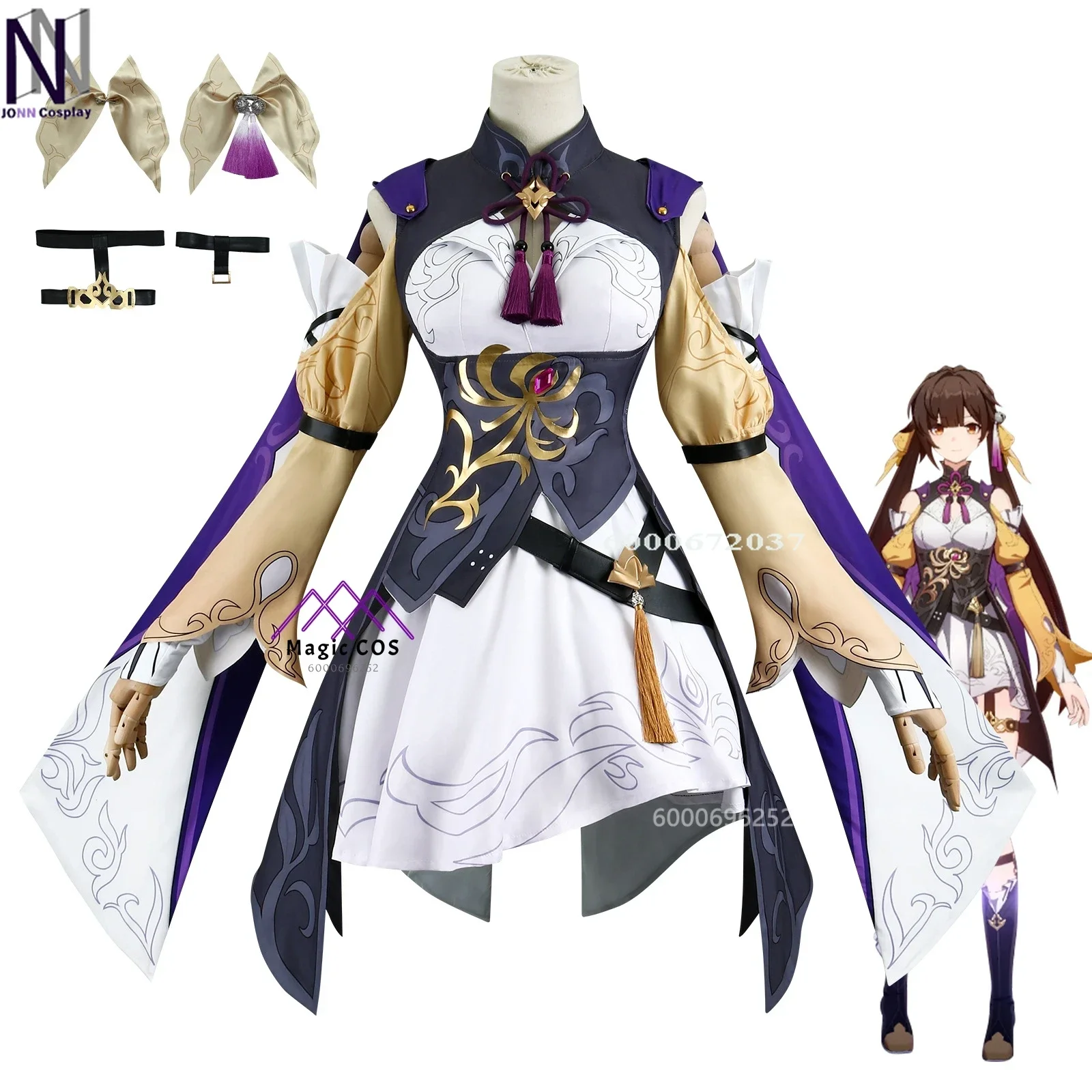 

Honkai Star Rail Game Sushang Cosplay Costume Carnival Uniform Wig Anime Halloween Outfits Women Character Full Set New Arrival