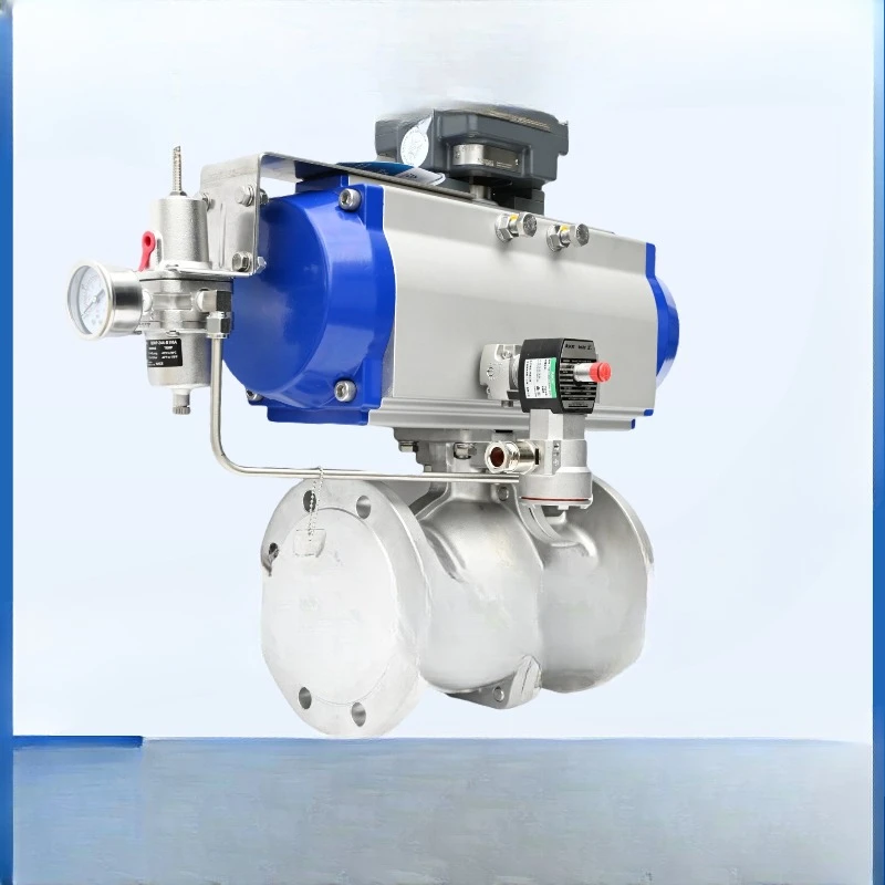 

Explosion-proof pneumatic ball valve, single-acting