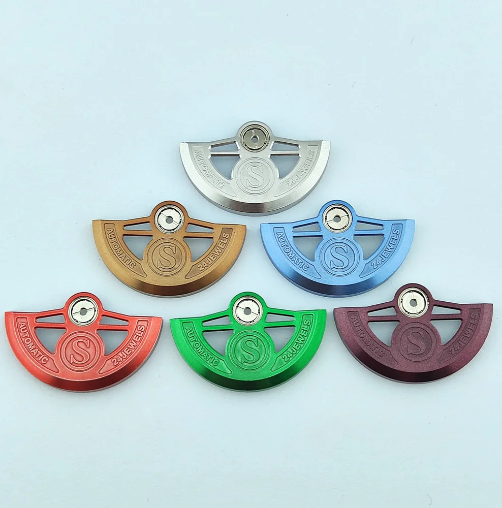 NH35 NH36 นาฬิกาที่กําหนดเอง Oscillating น้ําหนักโรเตอร์ Fit NH34 NH35/36/38/39 4R 6R การเคลื่อนไหวเปลี่ยนชิ้นส่วนที่เข้ากันได้