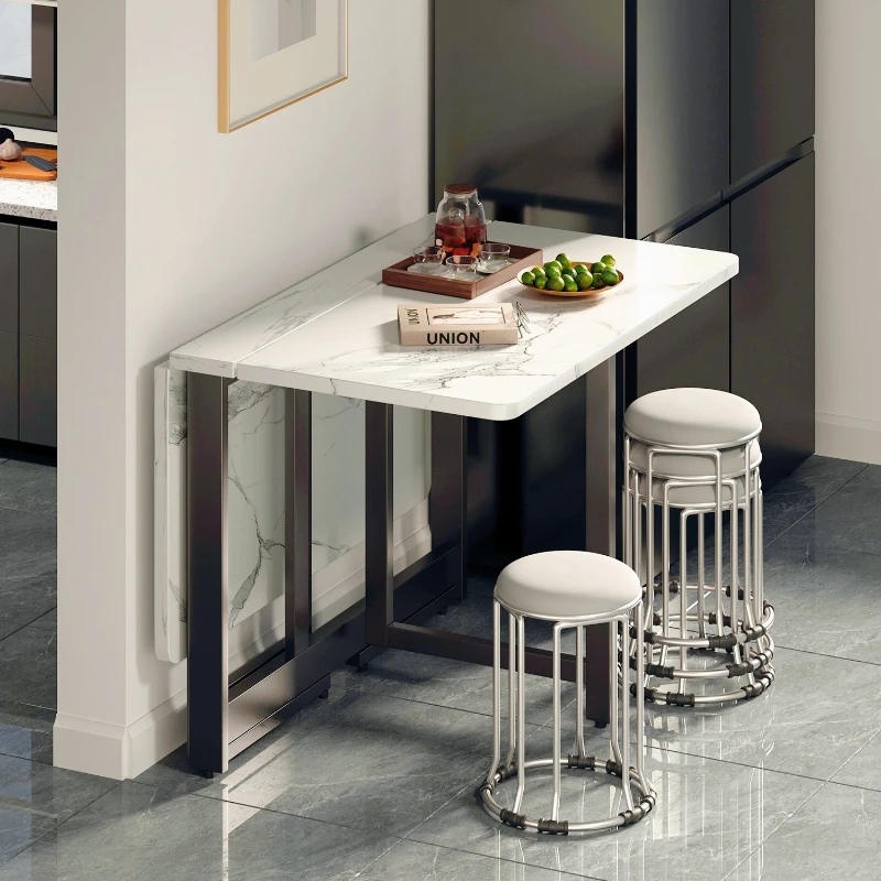 

Home Small Folding Minimalist Space Desk Table Kitchen Apartment Compact Wall Household Cafe Dining Foldable Mounted Saving