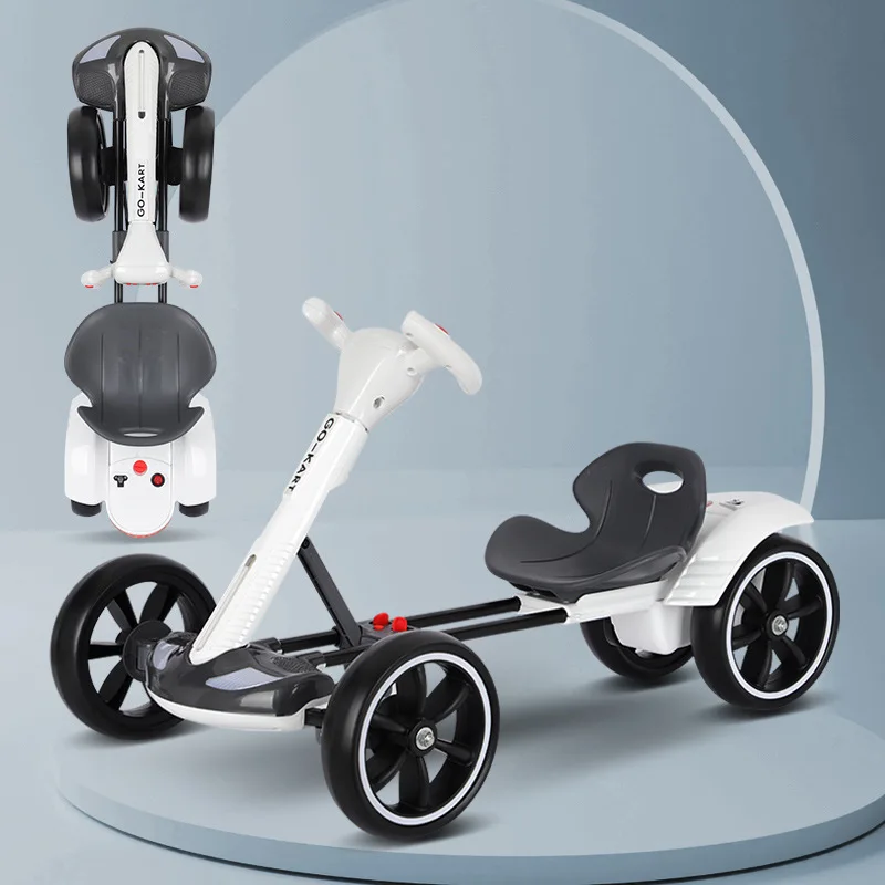 

Karting Electric Four Wheeled Cart Portable And Lightweight No installation required Foldable And Can Seat People