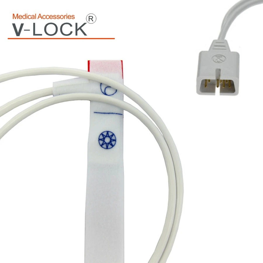 2024V-LOCK High Quality Disposable sensor with velvet tape style for BCI，NELLCOR without oximax