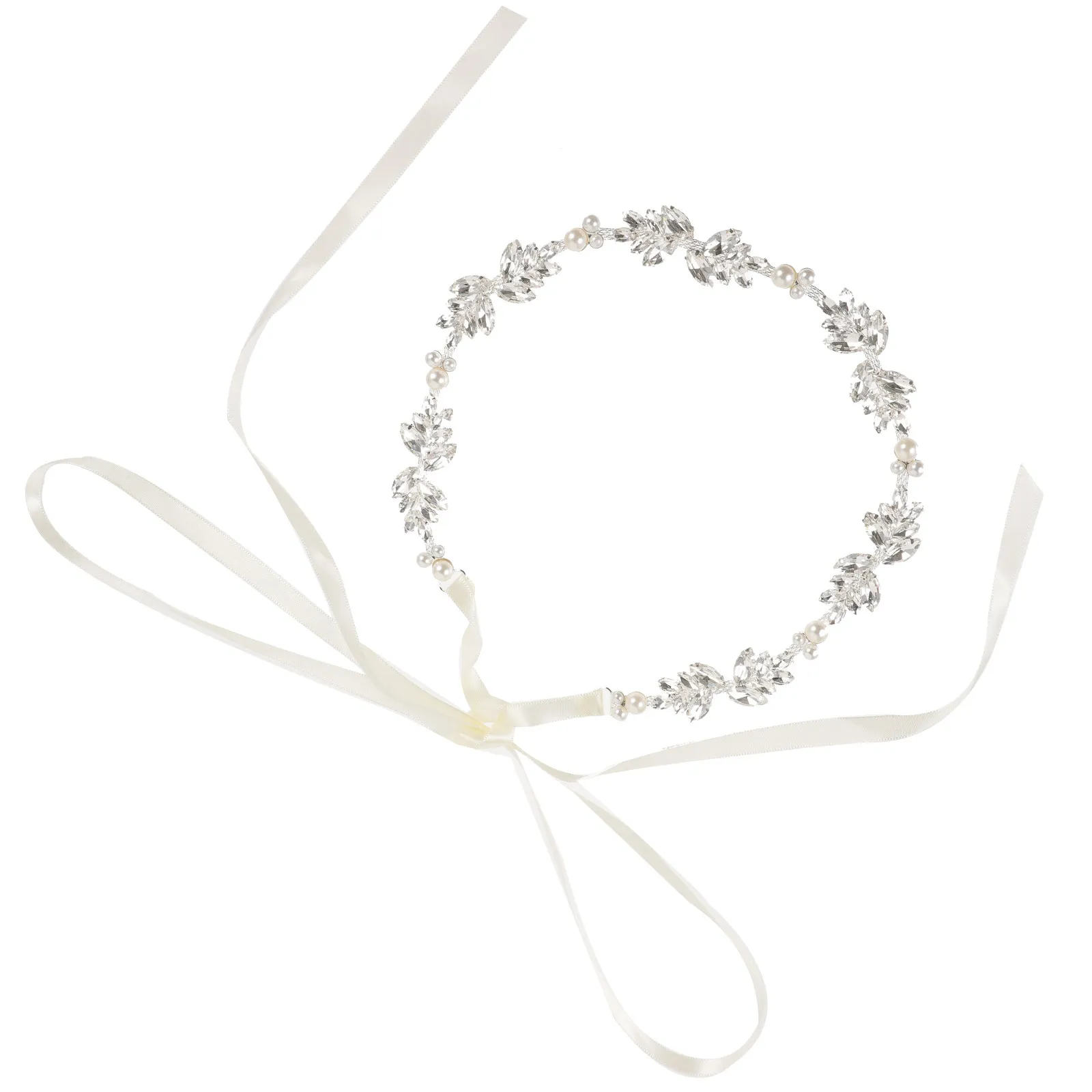 Luxury Crystal Embellished Bride Belt Stylish Wedding Dress Sash Waistband for Bridal Parties Formal Occasions Memory Photo Prop